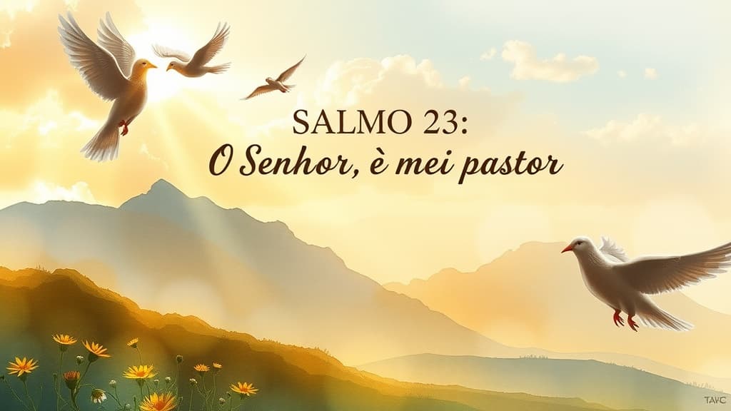 Salmo 23: O Senhor é meu pastor — reflexão completa