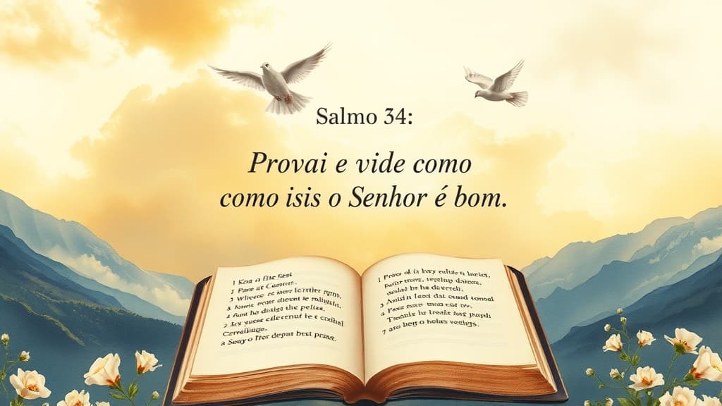 Salmo 34: Provai e Vede Como o Senhor é Bom