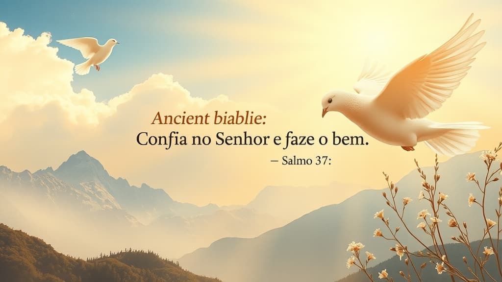 Salmo 37: Confia no Senhor e Faze o Bem
